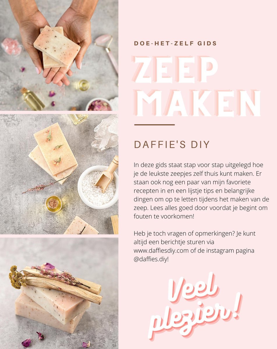 DIY pakket zeep maken - Citrus zeep - Eco friendly - Zelf zeep maken  - Daffies DIY